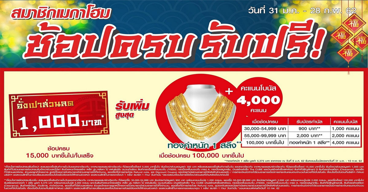 เมกาโฮม จัดงานมหกรรมกระเบื้อง และสุขภัณฑ์ รับตลาดวัสดุก่อสร้างสุดคึก