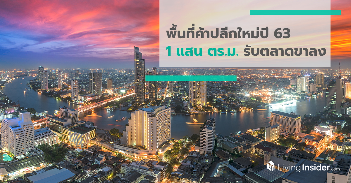 พื้นที่ค้าปลีกใหม่ปี 63 - 1 แสน ตร.ม. รับตลาดขาลง