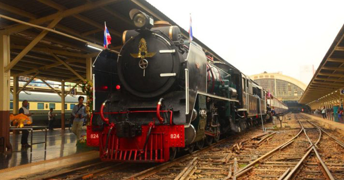 รถไฟตามรอยออเจ้า! จัดรถจักรไอน้ำนำเที่ยวประวัติศาสตร์ กรุงเทพ-อยุธยา