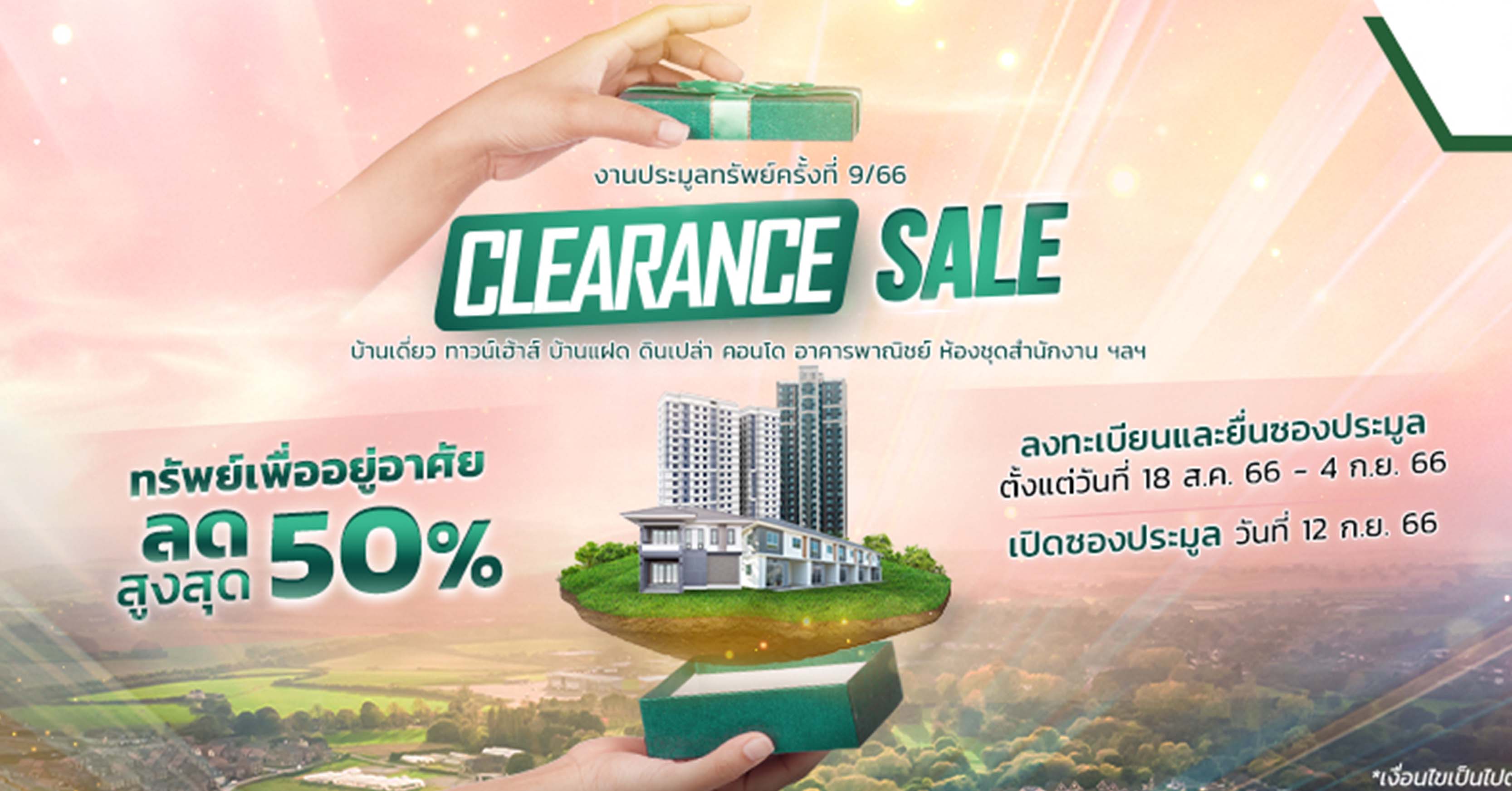 SAM บริษัทบริหารสินทรัพย์ของคนไทย บุกตลาด NPA ส่งท้ายไตรมาส 3 ออกแคมเปญ “SAM Clearance Sale 2023” ปรับลดราคาสูงสุดถึง 50% นำทรัพย์อยู่อาศัยและลงทุนเกือบ 400 รายการ มูลค่ารวม 1,900 ลบ. ออกประมูล 2 รอบ เดือน ก.ย.นี้ 