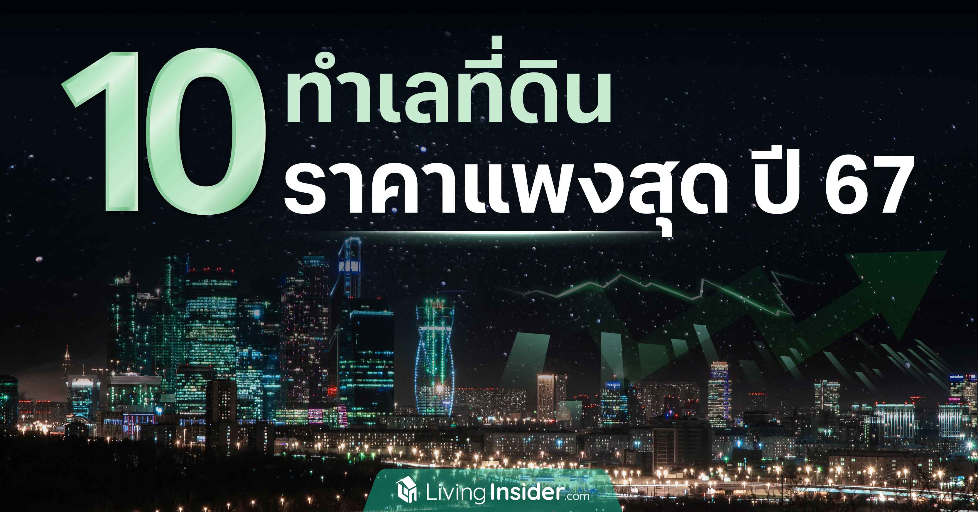 10 ทำเลที่ดิน ที่มีราคาแพงสุด แห่งปี 2567