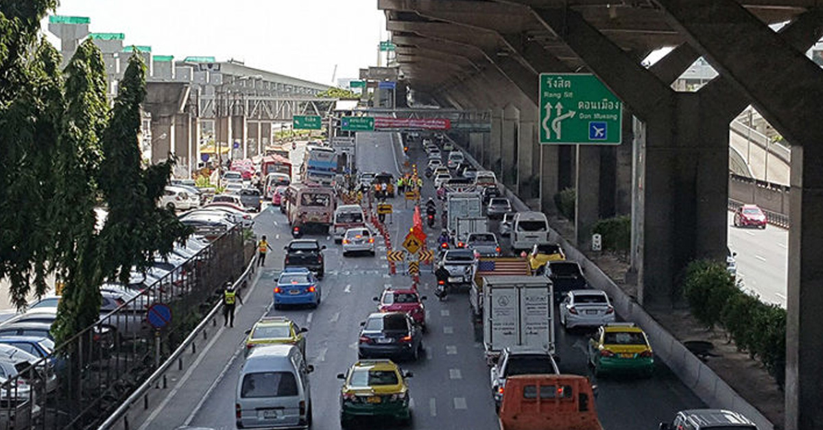 6 พ.ย. ปิดถนนทุบสะพานหน้าดอนเมือง วิภาวดีรังสิต รถติดหนักอีก 1 ปี