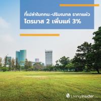 ที่เปล่าในกทม.-ปริมณฑล ราคาแผ่ว ไตรมาส 2 เพิ่มแค่ 3%