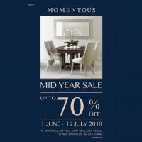 MOMENTOUS จัดโปรฯ MID YEAR SALE ลดสูงสุด 70 เปอร์เซนต์