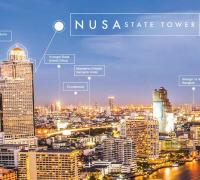 Nusa State Tower ออฟฟิศหรู วิวแม่น้ำ ใจกลางสีลม ในราคาที่ซื้อถูกกว่าเช่า