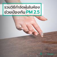 รวมวิธีกำจัดฝุ่นในห้อง ช่วยป้องกัน PM 2.5