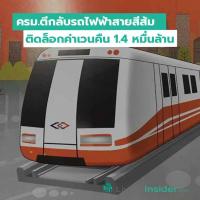 ครม.ตีกลับรถไฟฟ้าสายสีส้ม ติดล็อกค่าเวนคืน1.4หมื่นล้าน