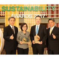 โฮมโปร คว้า 2 รางวัล ด้านความยั่งยืน SET Sustainability Awards 2017