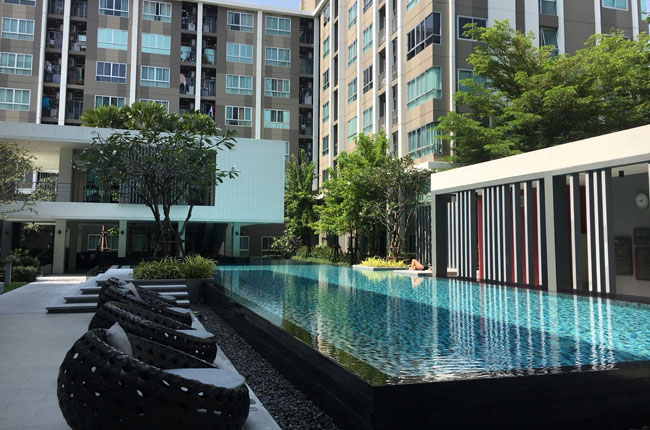 For SaleCondoBangna, Bearing, Lasalle : Condo for sale D Condo Sukhumvit 109, 1 bedroom, 30 sq m., price 1.65 million baht.