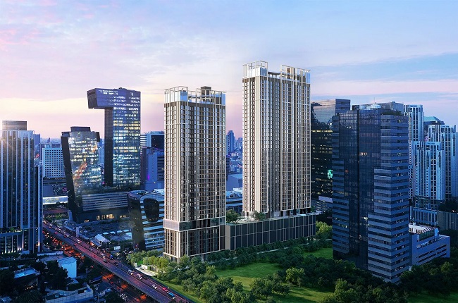 For SaleCondoRama9, Petchburi, RCA : Selling down payment Noble Nue District R9, size 30 sq m., 1 bedroom, front building, east view, Please contact 0993529495