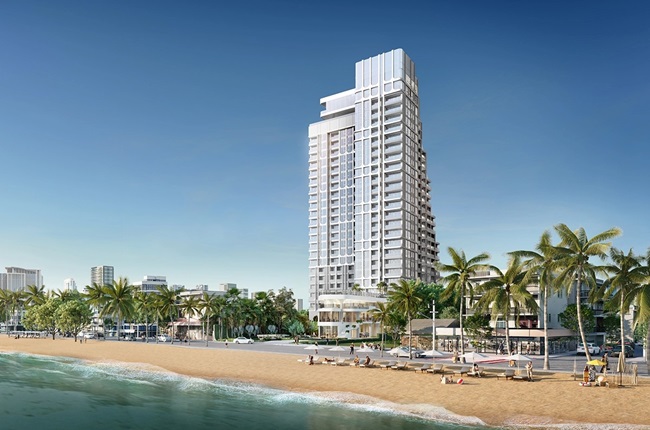 For SaleCondoPattaya, Bangsaen, Chonburi : Seaside condo PTY Residence Sai 1, a new project from Sansiri