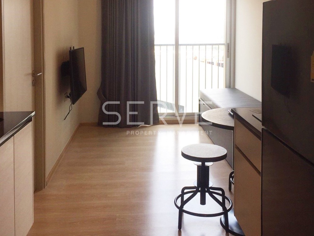 For RentCondoRatchadapisek, Huaikwang, Suttisan : 🔥Corner Room 1 Bed High Fl. 10+ Good Location Next to MRT Thailand Cultural Centre 80 m. at Noble Revolve Ratchada 2 Condo / For Rent