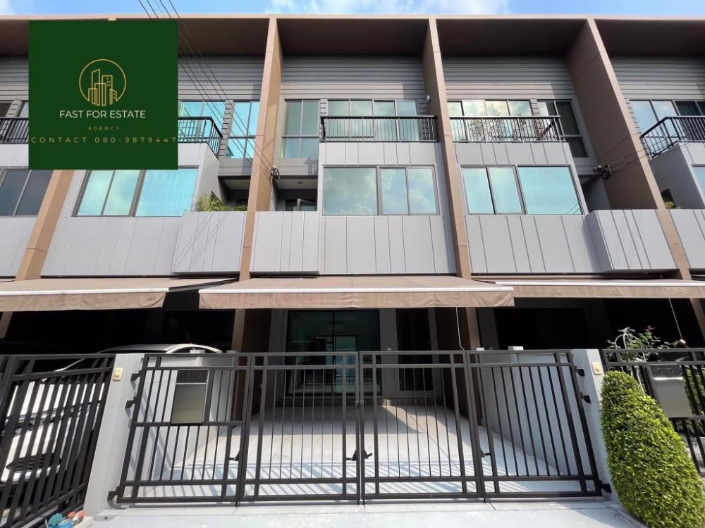 For SaleTownhouseRama5, Ratchapruek, Bangkruai : ⚜️3-story townhome for sale, The Era Pinklao-Charan, luxurious, very private, never lived in, last house, few units, prime location, cant find it anymore.