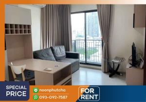 For RentCondoRama9, Petchburi, RCA : Rhythm Asoke for rent, 2 bedrooms, corner room !! Size 41.5 sq.m., 10th floor