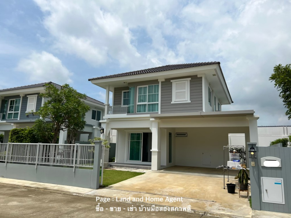 For SaleHouseSamut Prakan,Samrong : House for sale Villaggio Bangna, beautiful house, new condition, ready to move in.