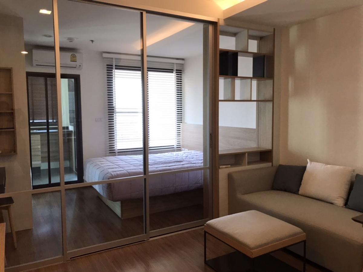 For RentCondoRama3 (Riverside),Satupadit : Beautiful condo by the river🌈U Delight Residence Riverfront⛱(Rama 3) next to Chao Phraya River🛶34 sq m. 15th floor, 1 bedroom type, east side, Bhumibol Bridge side, no buildings blocking, built-in furniture + complete electrical appliances (2 air conditio