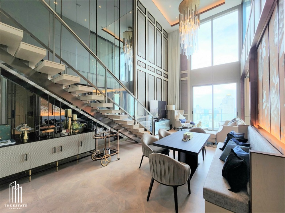 For RentCondoWongwianyai, Charoennakor : Condo for RENT The entire project has only one room, a Duplex room decorated as 1 bedroom + with a work room. The Residences At Mandarin Oriental Bangkok, luxuriously decorated, fully beautiful @270,000 Baht