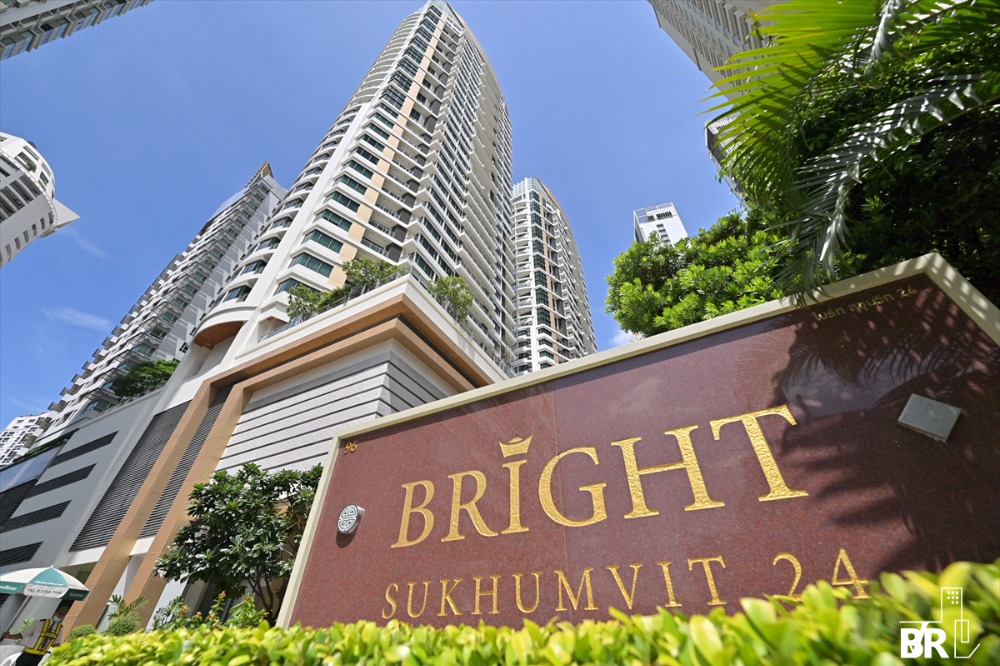 For SaleCondoSukhumvit, Asoke, Thonglor : 🔥Just 128,xxx B/Sqm🔥For Sale Condo Bright Sukhumvit 24, 1 Bed 1 Bath, 73.85 sq.m., Beautiful decorated, high floor, unblocked view. Near BTS Phrompong