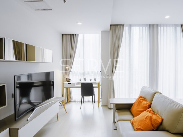 For RentCondoWitthayu, Chidlom, Langsuan, Ploenchit : 🔥35K🔥 - Studio with Partition Nice Decorate High fl. 20+ Perfect Location BTS Phloen Chit at Noble Ploenchit Condo / Condo For Rent