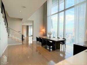 For RentCondoWitthayu, Chidlom, Langsuan, Ploenchit : Condo for RENT *Magnolias Ratchadamri Boulevard, High Floor, 50+ Duplex Penthouse, Beautiful Decoration, Fully Furnished, Service Apartment managed by Compass Hospitality @400,000 Baht (Excluded Service) & 500,000 Baht (Included Service)