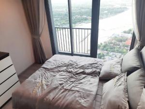 For RentCondoRattanathibet, Sanambinna : For rent politan aqua, 59th floor, size 30 sq.m., river view, complete (top floor)