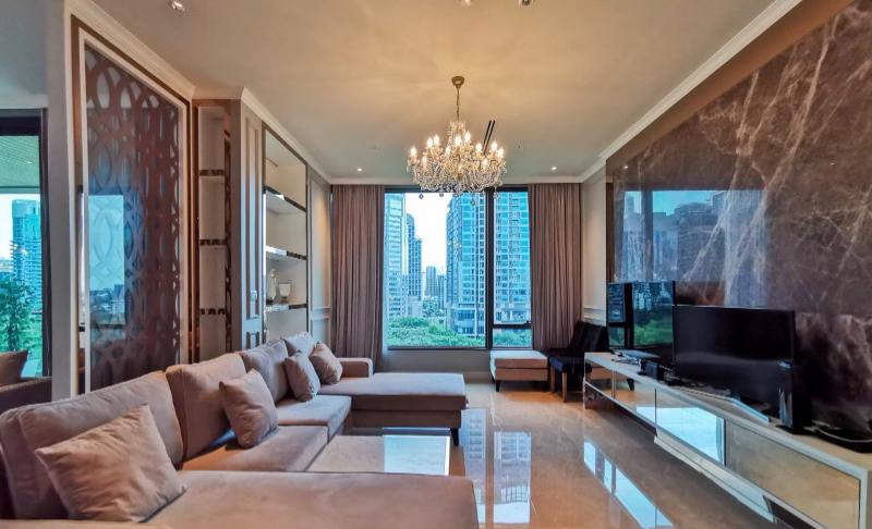 For RentCondoWitthayu, Chidlom, Langsuan, Ploenchit : For Rent Sindhorn Residence 2 Bedroom 3 Bathroom 224 sqm