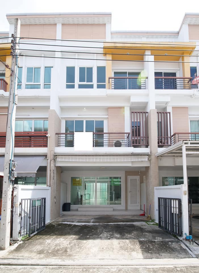 ให้เช่าทาวน์เฮ้าส์/ทาวน์โฮมเลียบทางด่วนรามอินทรา : RH803 ให้เช่า Townhouse 3 ชั้น ซอยมัยลาภ เกษตร-นวมินทร์ 3ห้องนอน3ห้องน้ำ เหมาะทำออฟฟิศ