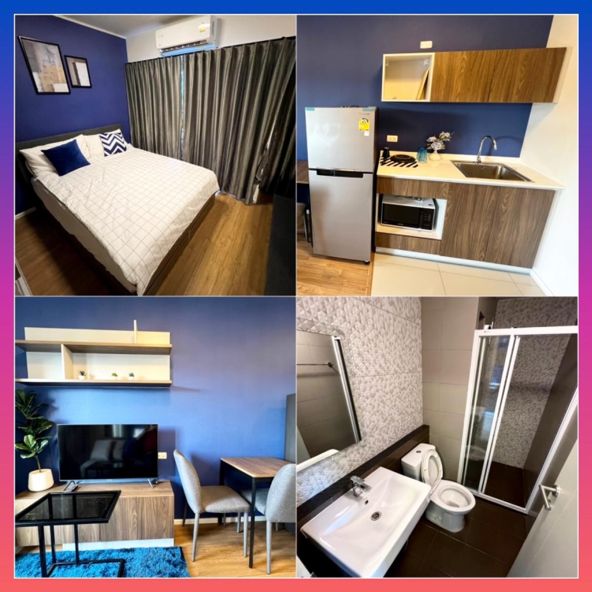 For RentCondoSriracha Laem Chabang Ban Bueng : Dcondo bliss D Condo Bliss Sriracha Condo for rent near Kasetsart University, Thai Oil, Ao Udom, Laem Chabang, Sukhumvit.