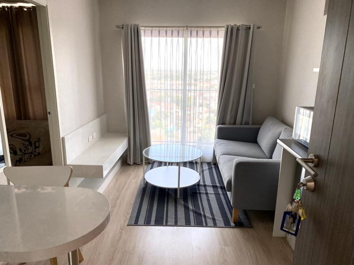 For RentCondoNonthaburi, Bang Yai, Bangbuathong : For rent‼️Casa Condo near Westgate @MRT Samyaek Bang Yai, 39th floor, size 21 sq m., furniture with electrical appliances. You can move in right away, city view, no buildings blocking it.