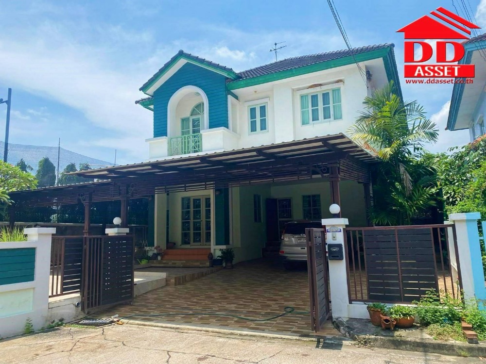 For SaleHouseMin Buri, Romklao : Single house for sale, Vararom Minburi, Soi Rat Uthit 16, corner house, Vararom Minburi, near Mrt.