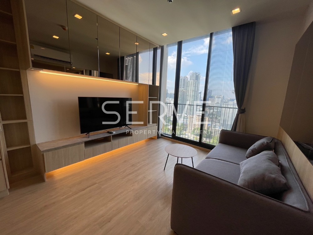 For RentCondoSukhumvit, Asoke, Thonglor : 🔥2 Beds 59.63 Sq.m. High Fl. 20+ Good Location Close to BTS Phrom Phong 450 m. at Noble STATE 39 Condo / For Rent