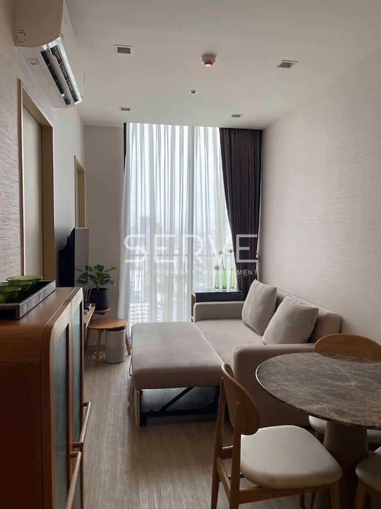 For RentCondoSukhumvit, Asoke, Thonglor : Nice Room 1 Bed Super High Fl. 30+ Newest High Rise Luxury Condo Close to BTS Phrom Phong 450 m at Noble STATE 39 Condo / For Rent