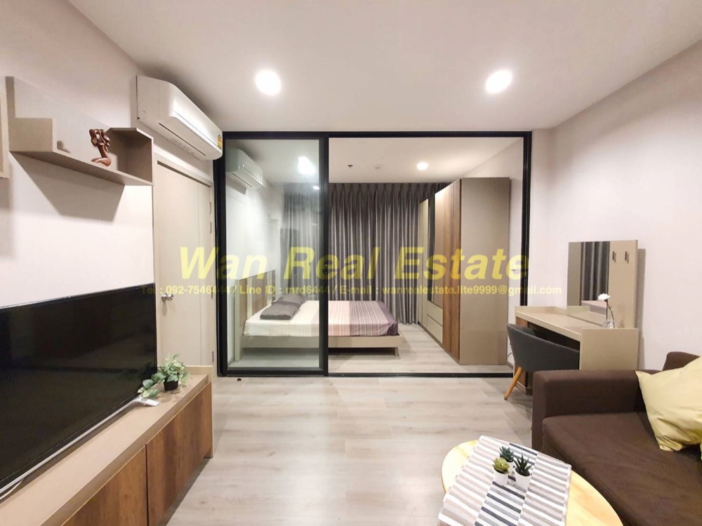 For RentCondoRattanathibet, Sanambinna : Condo for rent, politan rive, 19th floor, size 31 sq m, location near the river. Completely ready to move in, cheapest project