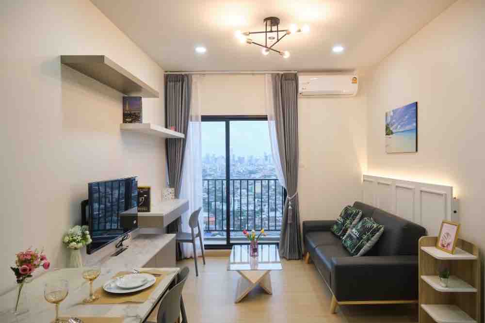 For RentCondoWongwianyai, Charoennakor : For rent Supalai Loft Prajadhipok 2 bedrooms 1 baths high floor