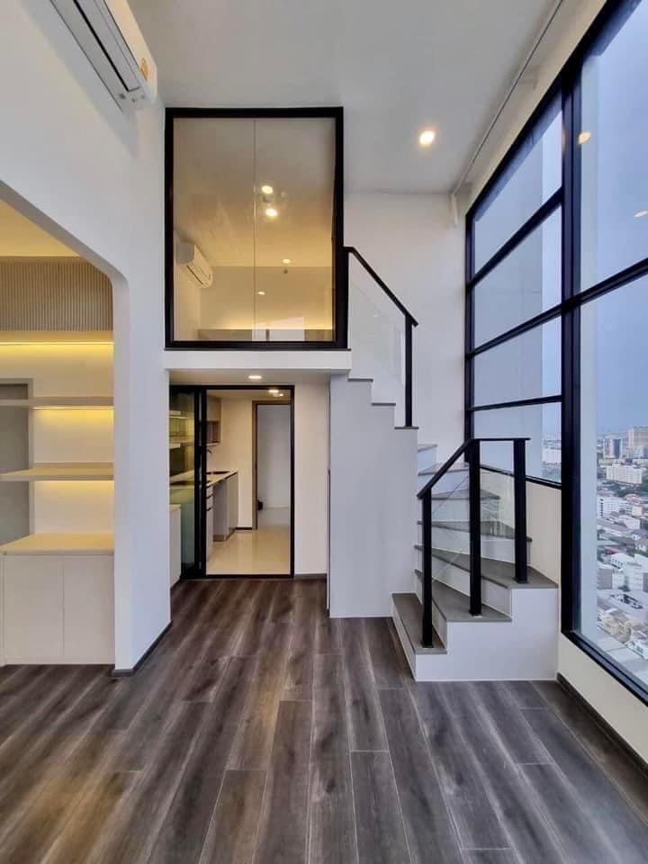 For RentCondoKasetsart, Ratchayothin : Good price, beautiful room, on the cover, Knightsbridge Space Ratchayothin #Duplex ||@condo.p (with @ in front) #TM2410_012