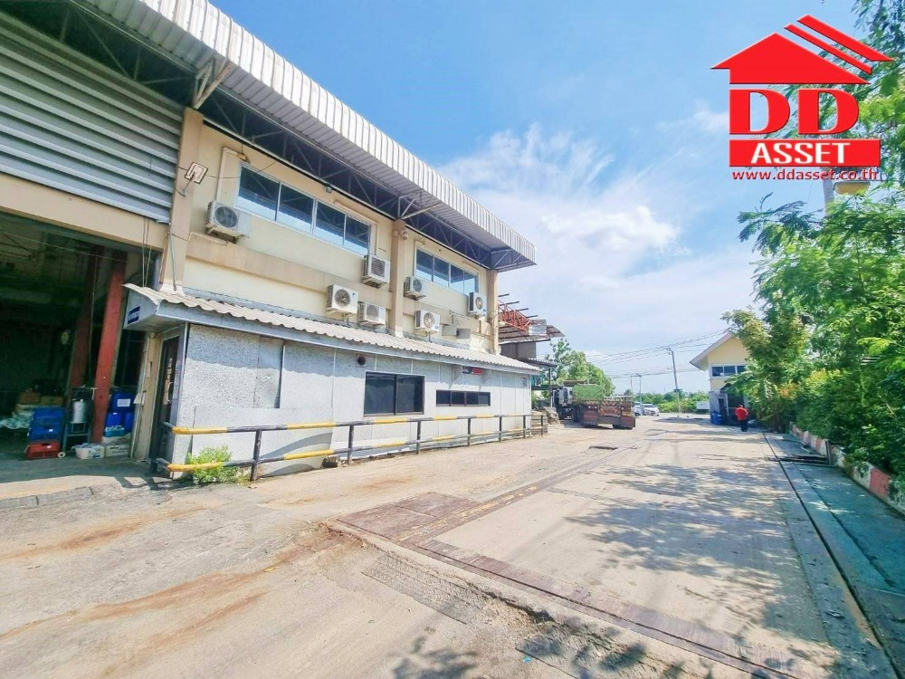 For SaleLandSamut Prakan,Samrong : Land, factory and building for sale on Bang Sao Thong Road Samut Prakan Province Purple area Ror.4, Bangna km.23, area 15-0-60 rai