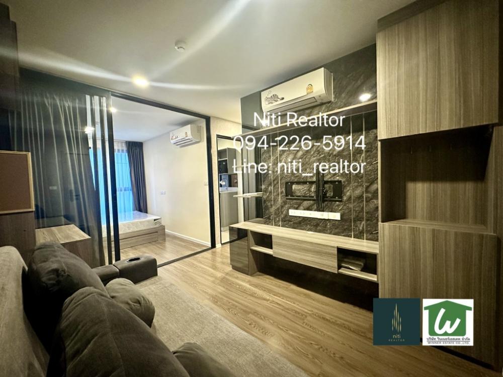 For SaleCondoNawamin, Ramindra : Condo for sale, The Origin Ramintra 83 Station, ready-to-move-in condo from Origin Property that meets the lifestyle of the new generation. on a potential location Next to Ramintra Road, near 2 expressways and near the Pink Line Ramintra Station Km.9, jus