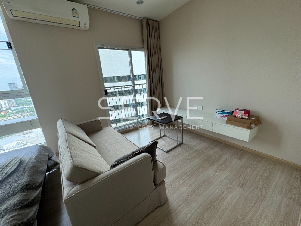 For RentCondoRatchadapisek, Huaikwang, Suttisan : Best Price 2 Beds Nice Room High Floor  Next to MRT Thailand Cultural Centre   80 m. @ Noble Revolve Ratchada 2