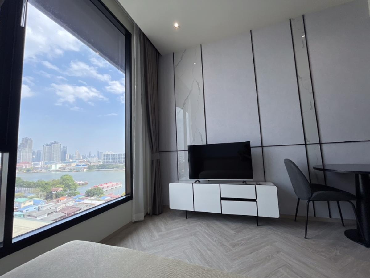 Sale DownCondoWongwianyai, Charoennakor : Chapter Charoennakorn Riverside Sale down payment 1bed34 sqm 12th floor