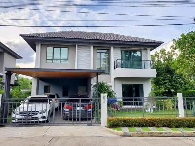 For SaleHouseRama5, Ratchapruek, Bangkruai : Single house for sale, Rama 5, next to Nakhon In Road. Beautifully decorated, ready to move in, new condition.