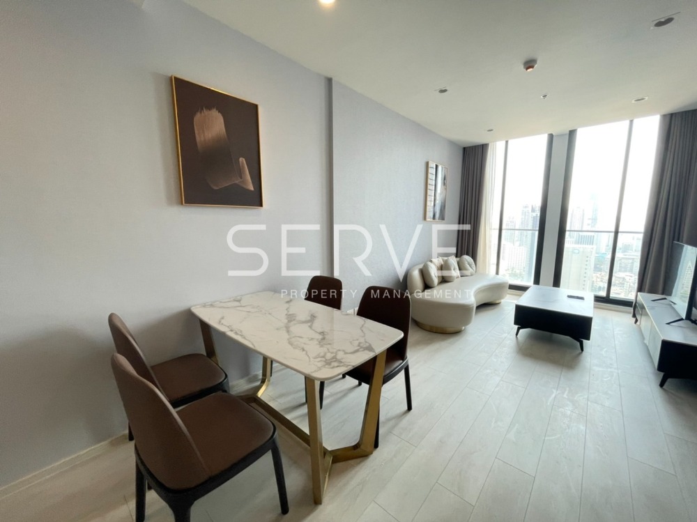 For RentCondoWitthayu, Chidlom, Langsuan, Ploenchit : 🔥Hot Deal 40K🔥 - 1 Bed Large Room 60.96 sq.m. High Fl. 25+ Perfect Location Next to BTS Phloen Chit / For Rent