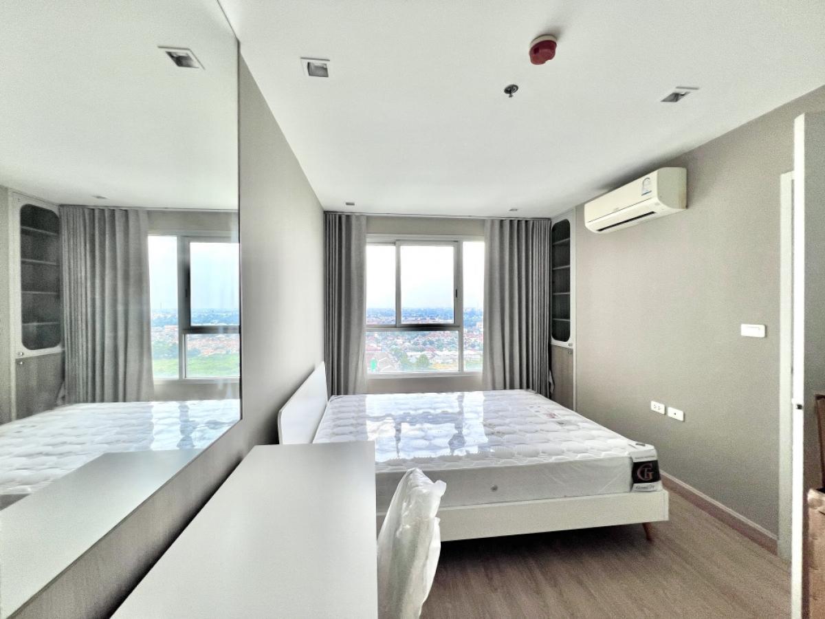 For RentCondoNonthaburi, Bang Yai, Bangbuathong : For rent‼️Casa Condo @MRT Sam Yaek Bang Yai, studio room, 33rd floor, size 21 sq m, electrical appliances. The rent includes common areas and parking.