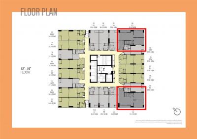 ขายดาวน์คอนโดสุขุมวิท อโศก ทองหล่อ : Culture Thonglor 2-bed 51.5 ตร.ม. มีส่วนลด Amc Proud