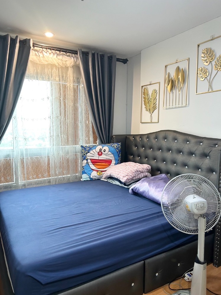 For RentCondoSamut Prakan,Samrong : LV077 Condo for rent The President Sukhumvit-Samutprakarn, never rented out, fully furnished, complete with electrical appliances, very good ventilation, next to Robinson Department Store, next to BTS Phraeksa, condo next to the electric train, next to Bl