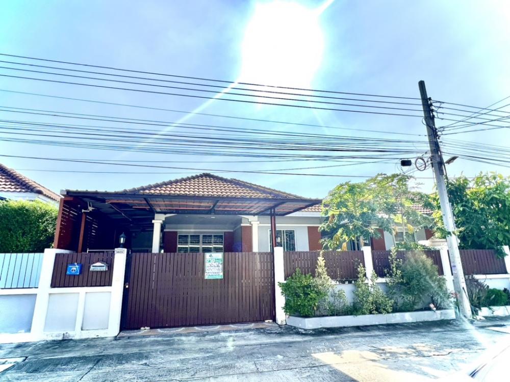 For SaleHouseNonthaburi, Bang Yai, Bangbuathong : Urgent sale!!️ One-story house, Ban Ratirat (Ton Chuek Road - Wat Masong), size 37.5 sq.wa., usable area about 128 sq m.