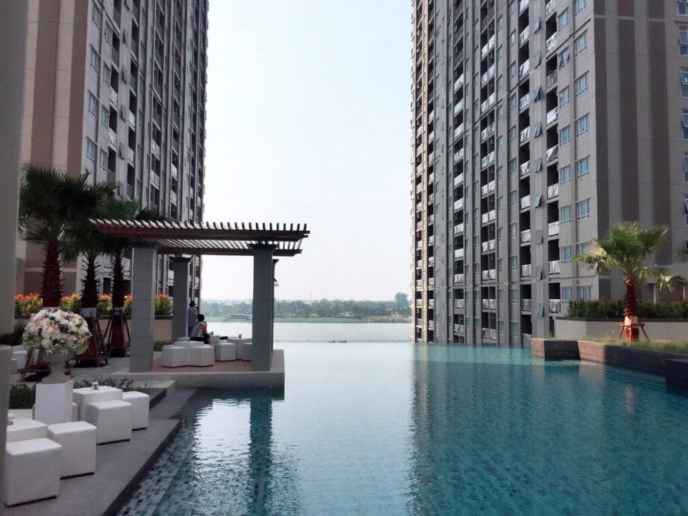 For SaleCondoRattanathibet, Sanambinna : 🔥Manor Sanambinnam on Sale 2 bed 2 bath 58 sq.m. on;y 3.39 million baht