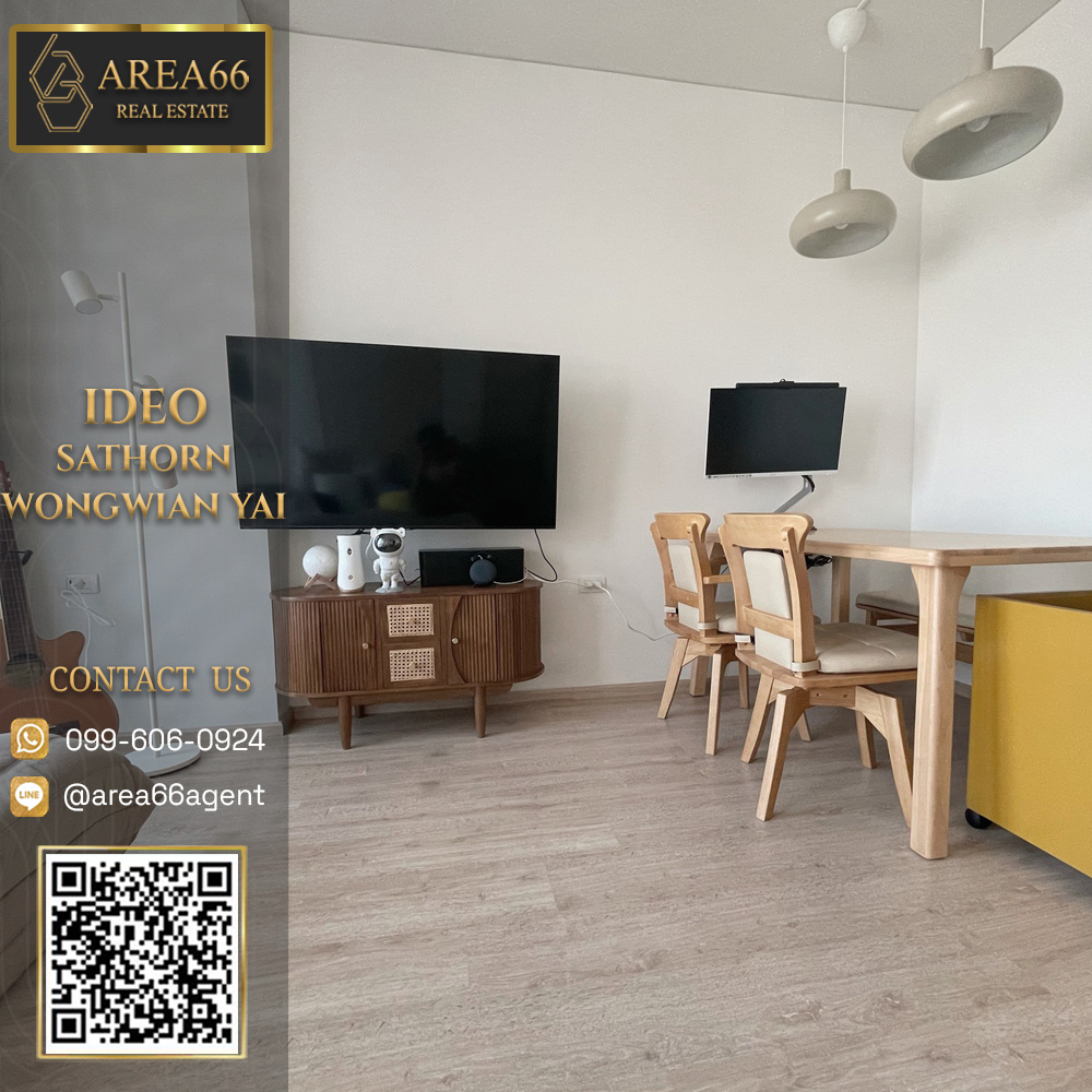 For SaleCondoWongwianyai, Charoennakor : 🔥 For sale!! Condo Ideo Sathorn-Wongwian Yai