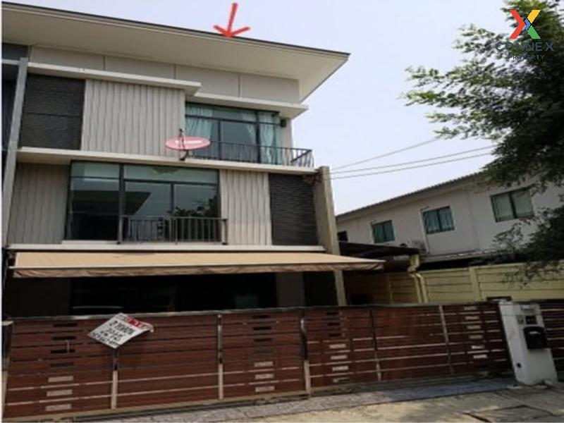 For SaleTownhouseChaengwatana, Muangthong : For sale Pruksa Ville 65/2 Srisamarn, behind the corner, has an area on the side, located next to Robinson Srisaman, ready to move in