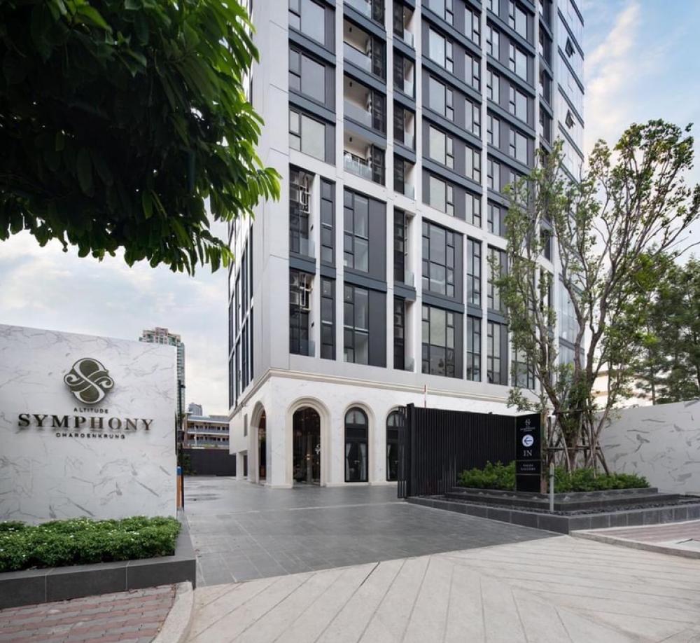 For SaleCondoSathorn, Narathiwat : 2 bedrooms 61 - 72 sqm. Altitude Symphony Charoenkrung, Less units-High privacy condo near the river, Shrewsbury Asiatique, Ready to move in