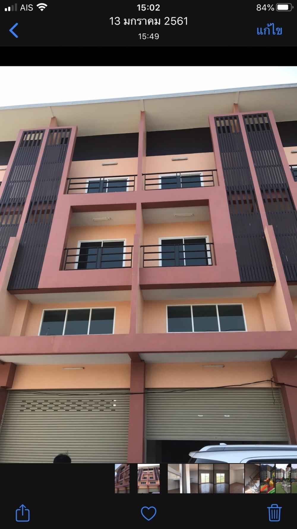 For SaleTownhouseNonthaburi, Bang Yai, Bangbuathong : (b987) Commercial building for sale, 3 and a half floors, Sai Noi